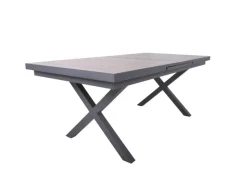 Garden Pleasure Gartentische|Gartentisch ausziehbar Braun-Grau 100 cm x 200 cm