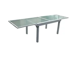 Gartentisch Lola Rechteckig ausziehbar Grau 90 cm x 270 cm*Garden Pleasure