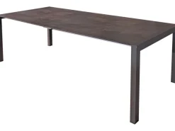 Garden Pleasure Gartentische|Gartentisch SOPHIA Rechteckig ausziehbar Grau 92 cm x 267 cm