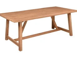 Garden Pleasure Gartentische|Gartentisch OAKLAND Rechteckig Hellbraun 100 cm x 200 cm