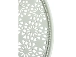 Garden Pleasure Gartentische|Gartentisch Lascar Rund Weiß Ø 60 cm