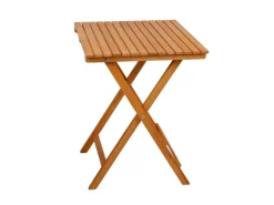 Garden Pleasure Gartentische|Klapptisch Alameda Quadratisch Braun 55 cm x 55 cm