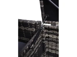 Lounge-Eckgruppe Ramira 4-teilig Schwarz-Grau*Garden Pleasure Discount