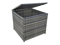 Lounge-Eckgruppe Ramira 4-teilig Schwarz-Grau*Garden Pleasure Discount