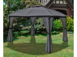 Garden Pleasure Pavillons|Pavillon Kama 3 m x 3,6 m Anthrazit