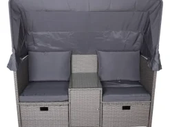 Relax-Lounge Saint-Tropez 75 cm x 170 cm x 170 cm Anthrazit*Garden Pleasure Clearance