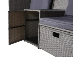 Relax-Lounge Saint-Tropez 75 cm x 170 cm x 170 cm Anthrazit*Garden Pleasure Clearance