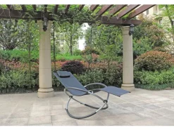 Schaukelliege Milos 111 cm x 93 cm x 54 cm Anthrazit*Garden Pleasure Discount