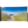Seitenmarkise Motiv Nordseeküste 300 cm Schwarz*Garden Pleasure New