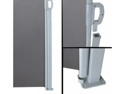 Seitenmarkise Motiv Nordseeküste 300 cm Schwarz*Garden Pleasure New