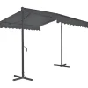 Stand-Markise 300 cm Grau*Garden Pleasure Clearance