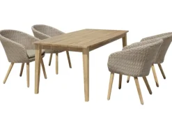 Stuhl Visalia 4er-Set Grau FSC®*Garden Pleasure Best