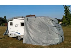 Garden Pleasure Schutzhüllen|Wohnmobil-Abdeckplane Größe M Grau