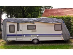 Wohnwagen-Abdeckhaube Größe L Grau*Garden Pleasure Best