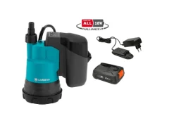 Akku-Klarwasser-Tauchpumpe 2000/2 18V P4A Ready-To-Use-Set*Gardena Best