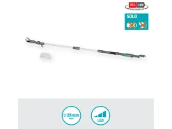 Gardena Kettensägen|Baumscheren|Akku-Teleskop-Baumschere HighCut 250/18V P4A solo ohne Ladegerät/Akku