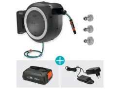 Akku-Wand-Schlauchbox PowerRoll XXL 18 V 40 m Power For All inkl. Akku*Gardena Sale