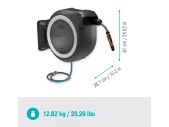 Akku-Wand-Schlauchbox PowerRoll XXL 18 V 40 m Power For All inkl. Akku*Gardena Sale