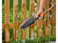 Cleansystem Handbürste Soft M mit Schlauchanschluss Anthrazit*Gardena Outlet