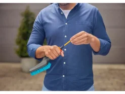 Cleansystem Handbürste Hard S mit Schlauchanschluss Anthrazit*Gardena