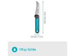 Gardena Baumscheren|Erntemesser VeggieCut inkl. Gürtelholster mit integriertem Schleifstein