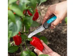Gardena Baumscheren|Erntemesser VeggieCut inkl. Gürtelholster mit integriertem Schleifstein