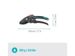 Gardena Gartenscheren|Baumscheren|Gartenschere PremiumCut Pro Trockenes Holz Amboss 24 mm