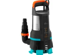 Gardena Wasserpumpe|Brunnenpumpe|Klar- und Schmutzwasser-Tauchpumpe 19500 Aquasensor