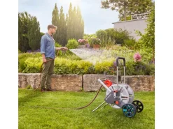 Schlauchwagen Set Aqua Roll M mit 30 m Schlauch & Zubehör*Gardena Hot