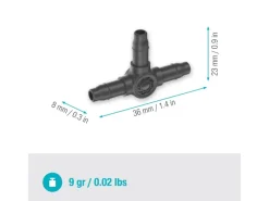 T-Stück 4,6 mm (3/16