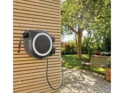 Wand-Schlauchbox Roll Up M/L Weiß mit 25 m Gartenschlauch*Gardena Online