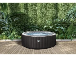Outdoor Whirlpools|GardWell Whirlpool City aufblasbar 3 Personen rund Ø 165 cm x 70 cm