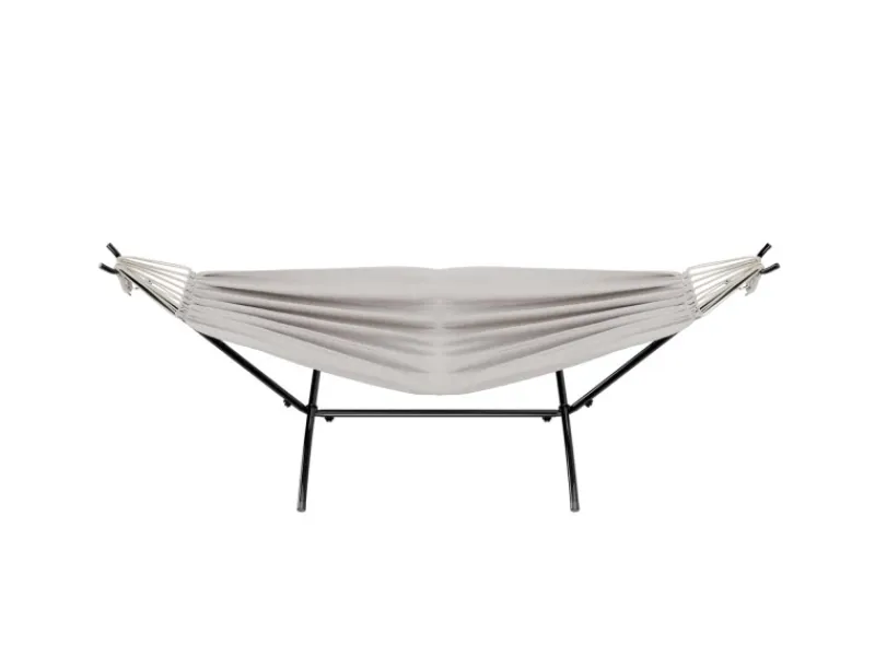 Garmio Sonnenliegen|Hängematte Venedig Beige Gestell 200Kg Tragetasche Wetterfest