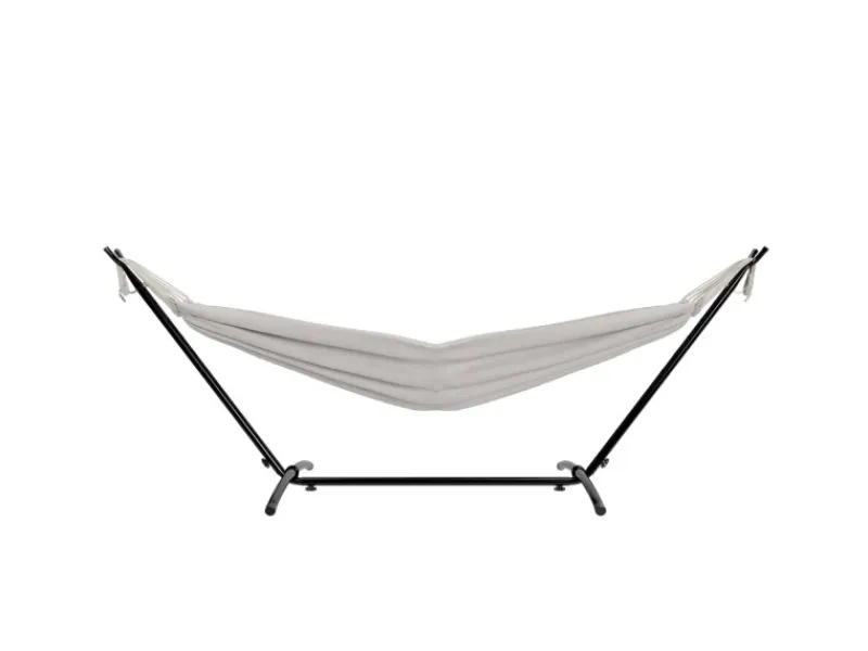 Garmio Sonnenliegen|Hängematte Venedig Beige Gestell 200Kg Tragetasche Wetterfest