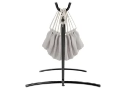 Garmio Sonnenliegen|Hängematte Venedig Beige Gestell 200Kg Tragetasche Wetterfest