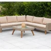 Garten Eckbank-Gruppe Pamplona 2-tlg. Natur*Merxx Sale