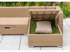 Garten Eckbank-Gruppe Veneto 2-tlg. Natur*Merxx Discount