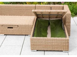 Garten Eckbank-Gruppe Veneto 2-tlg. Natur*Merxx Discount