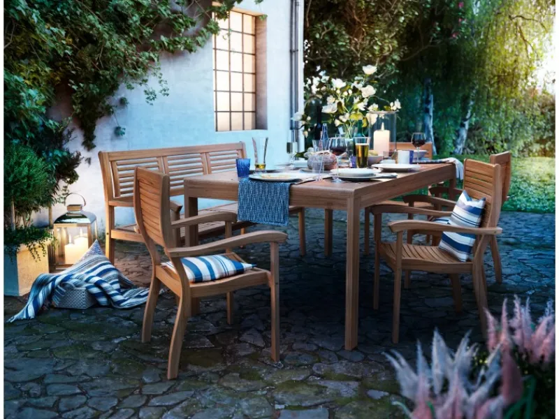 Gartenbank Chelsea 3-Sitzer FSC® 90 cm x 158 cm x 62 cm* Best