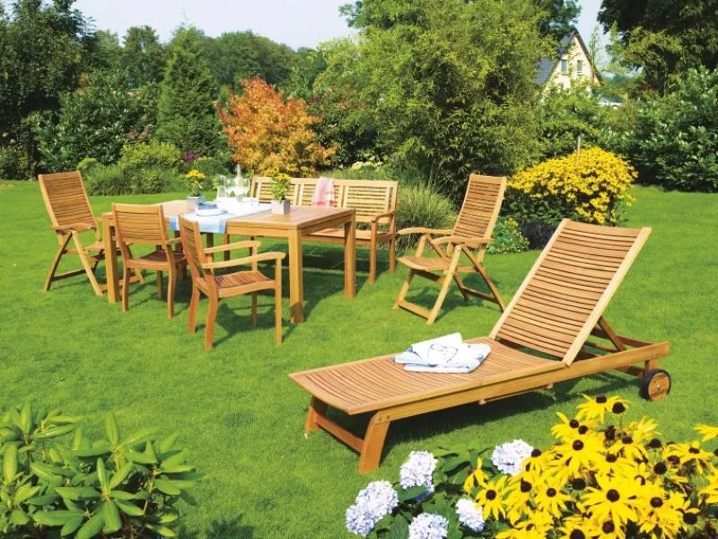 Gartenbank Chelsea 3-Sitzer FSC® 90 cm x 158 cm x 62 cm* Best