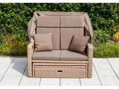 Merxx Gartenbänke|Gartenbank Rimini Natur inkl. Hülle