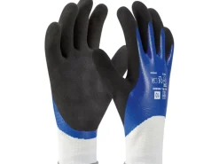 Gartenhandschuh Nitril-Vollbeschichtung Blau-Schwarz Größe 10*LUX-TOOLS Discount
