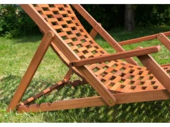 Merxx Balkonmöbel|Sonnenliegen|Gartenliegestuhl Aurora Natur