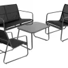 Balkonmöbel|Lounge-Gartenmöbel|Gartenmöbelset 4 tlg. Sitzgruppe