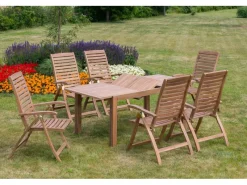 Gartenmöbel-Set Paraiba 7-tlg. Braun*Merxx Best