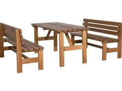 Gartenmöbel-Sets|Gartenmöbel-Set Tessin 3-tlg. Braun