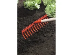 Besen|Bodenbearbeitung|Gartenrechen 14 Zinken Eingestielt