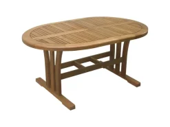 Gartentische|Gartentisch Chelsea FSC®-Holz Oval Natur 130 cm x 90 cm