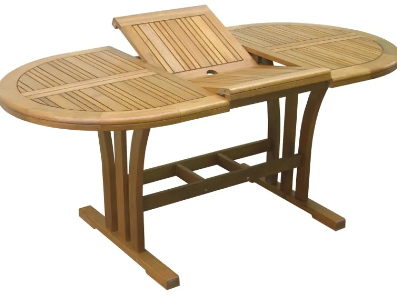 Gartentische|Gartentisch Chelsea FSC®-Holz Oval Natur 130 cm x 90 cm