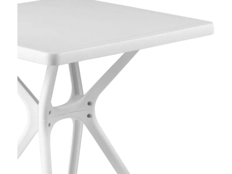 Gartentisch Hugo Kunststoff und Fiberglass 72 cm x 70 cm x 70 cm*